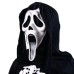 qortidn Scream Halloween Mask – Iconic Ghost Face Mask for Halloween, Horror-Themed Events & Costume Parties