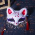 qortidn White Fox Woman Carnival Mask – Elegant, Feminine Mask for Masquerades, Carnival & Themed Parties